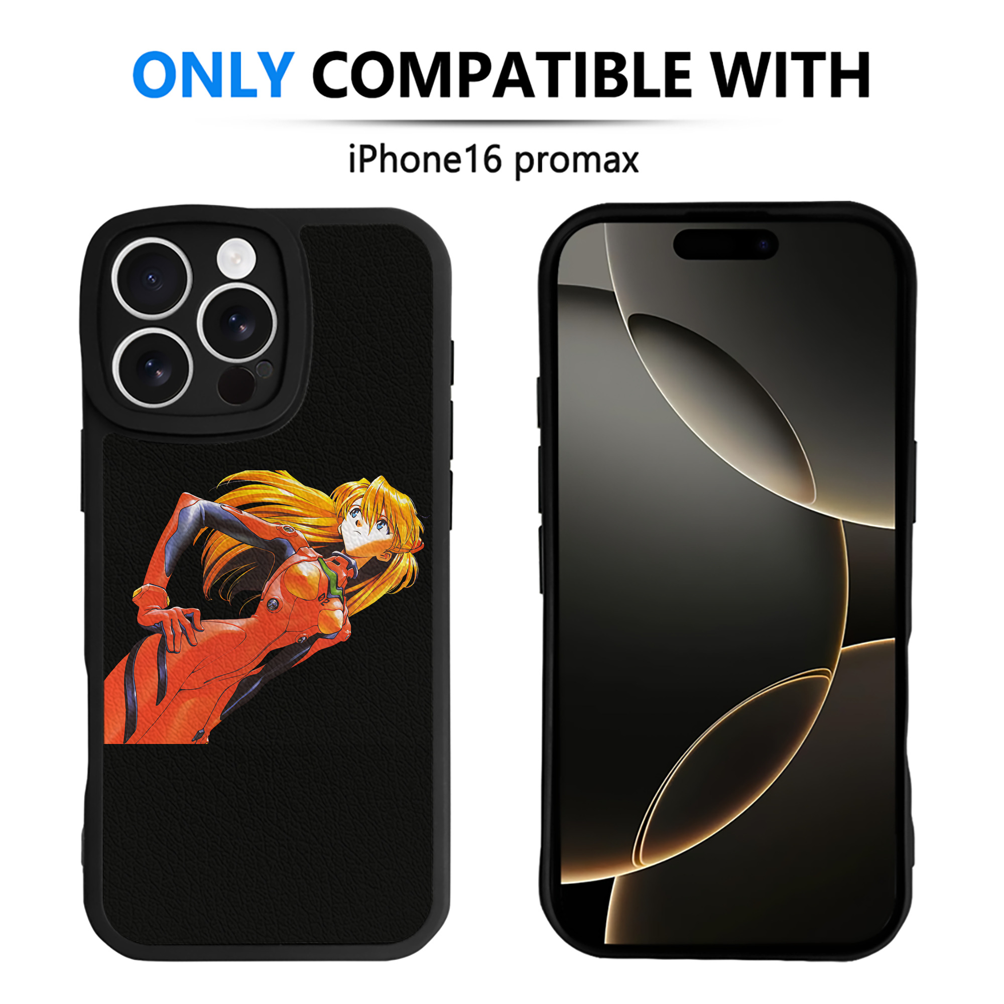 （画像用） EVA 新世紀エヴァンゲリオン 【iPhone 16シリーズ対応】シリコンスマホケース（レザー調） 材質：シリコン